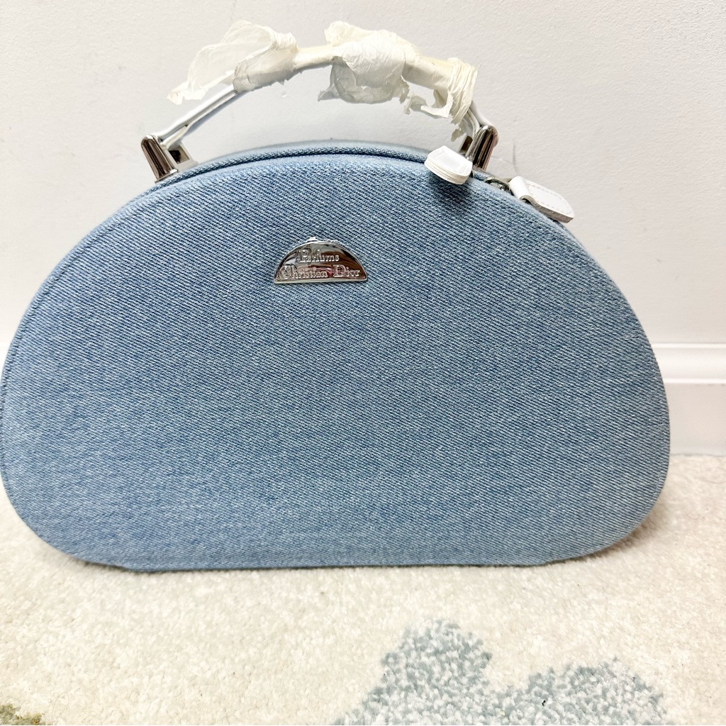 Rare Nwot Christian Dior Parfums Jewelry Box Travel Bag